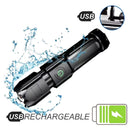 Lanterna de Emergência Outdoor com Luz Forte USB