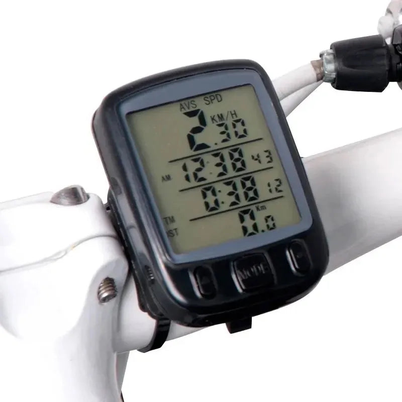 SKYTUR- Velocimetro p/ Bicicleta Bike Ideal p/ Ciclismo/Passeio Sensor Luz Led Noturna Sd563