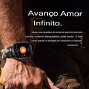 Smartwatch Esportivo LT08 Masculino, Chamada Bluetooth, Rastreador de Fitness, Monitor de Freqüência Cardíaca 24 horas, Militar, android, ios, 2023
