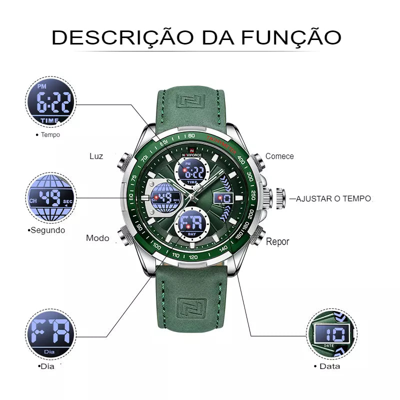 NAVIFORCE-9197 MILITAR MASCULINO