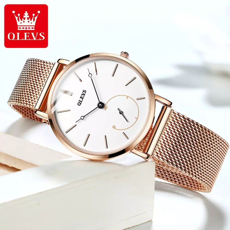 OLEVS- 5190 Relógio Minimalista Feminino Edição Limitada