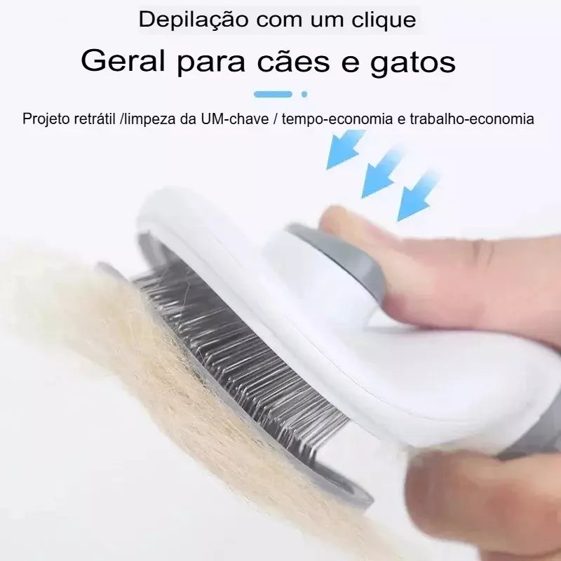 Escova Removedora de Pelos Pet Clean