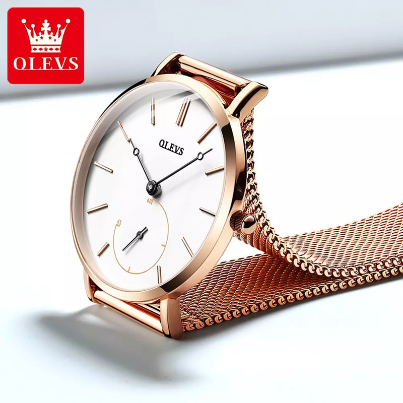 OLEVS- 5190 Relógio Minimalista Feminino Edição Limitada