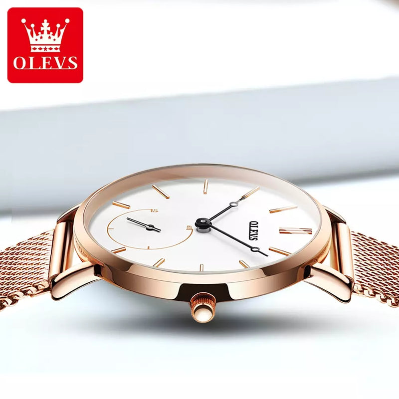 OLEVS- 5190 Relógio Minimalista Feminino Edição Limitada