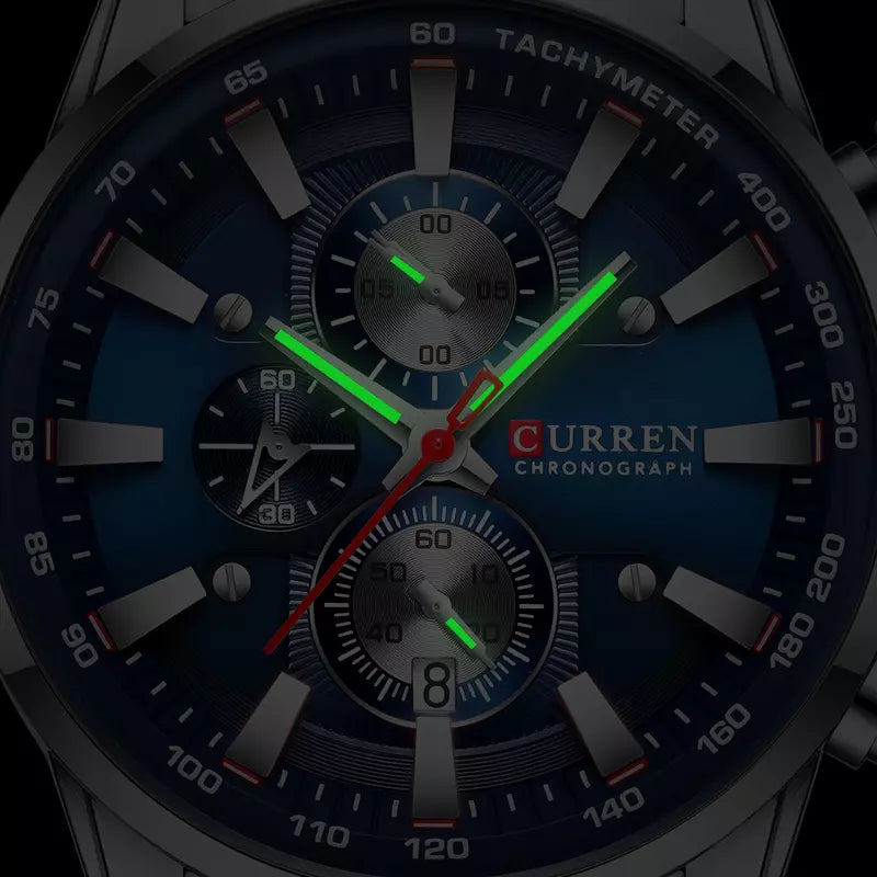 CURREN-CUR8351-SBE Relógio Quartz Masculino