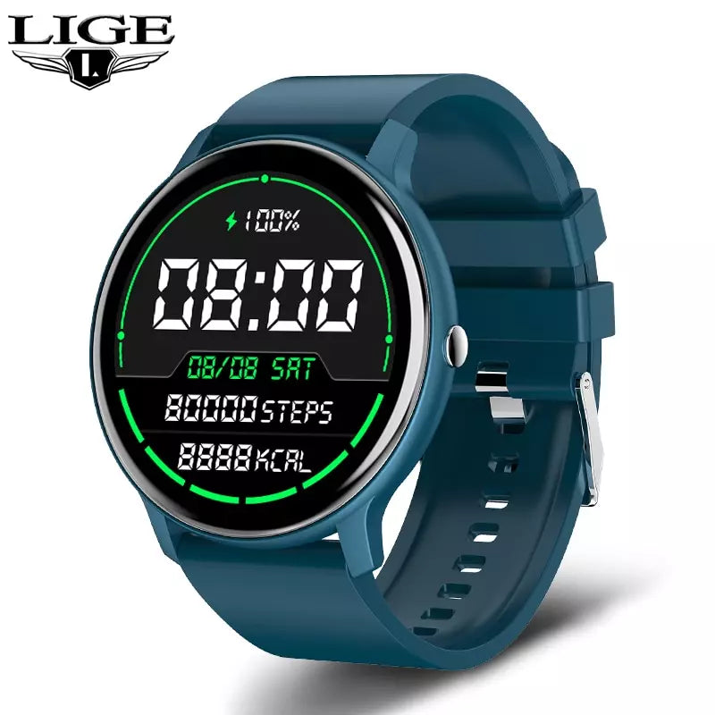 LIGE-Smart Sport Fitness Watch  IP67 Bluetooth Android IOS