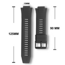 PULSEIRA RELÓGIO SMARTWATCH Mk66 SILICONE 15MM