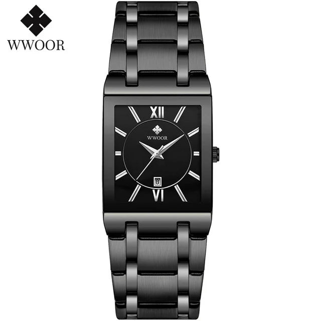 Relógio Masculino WWOOR 8858GB – Quartz Japonês, Design Luxuoso e Alta Resistência