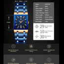 Relogio Masculino WWOOR 8858 Quartz em Aço inoxidável com Vidro de SAFIRA