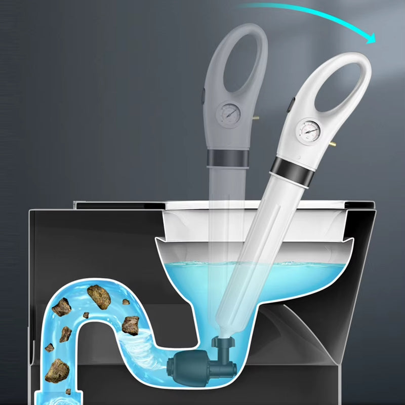 Desentupidor Manual de Alta Pressão – Ideal para Canos, Esgoto, Cozinha e Banheiro Doméstico
