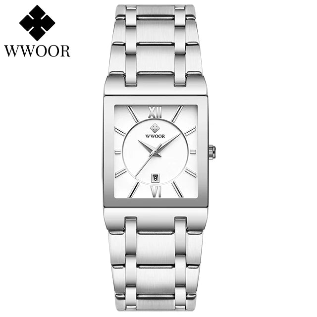 Relógio Masculino WWOOR 8858GB – Quartz Japonês, Design Luxuoso e Alta Resistência