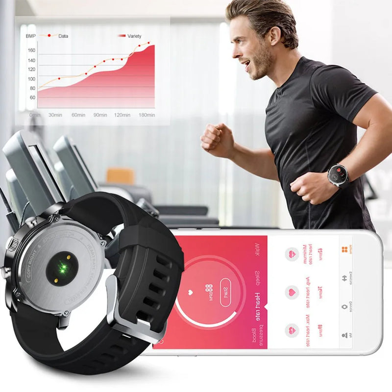 Relógio Inteligente Quartz TINOW T3 Pro Masculino