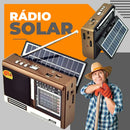 Rádio Solar Portátil, AM, FM, SW Lançamento!