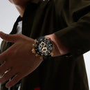 Relógio Masculino NAVIFORCE Quartzo Cronógrafo 5ATM à Prova d’Água com Pulseira de Silicone