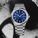 Relógio TOMI T301Masculino 40mm Aço inoxidável com Vidro de SAFIRA Calendário Automático