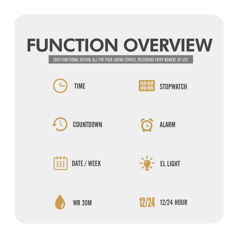 Relógio Masculino SKMEI 2460 Quadrado Dourado com Cronômetro, Alarme e Pulseira de Aço Inoxidável