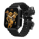 Smartwatch Esportivo 2 em 1 com Fones TWS – Chamada Bluetooth, Monitor Cardíaco, Pedômetro e Reprodução de Música