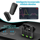 Microfone de Lapela Sem Fio Ulanzi J12 – Plug & Play, Mini, Ideal para Gravação de Áudio/Vídeo e Transmissão ao Vivo