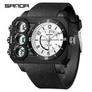 Relógio Quartz Digital SANDA 6237 Masculino