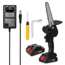 Serra Elétrica de Poda 6" 21V – Velocidades Variáveis, 2 Baterias, Ideal para Jardim, Madeira e Galhos