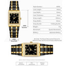 Relógio Feminino WWOOR Quartz Aço Inoxidável Vidro de Safira