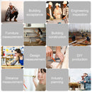 Trena a Laser Digital Profissional MILESEEY X5 / X6 – Alta Precisão e Alcance de até 100m