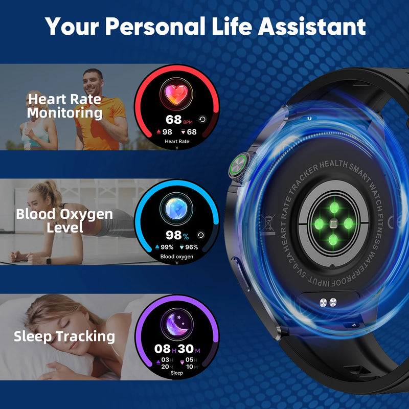 Relógio Smartwatch LIGE com Chamada Bluetooth, 100+ Modos Esportivos, Controle de Música e IP67 à Prova d’Água para Android e iOS