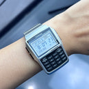 Relógio Masculino Estilo Calculadora Luxo em Liga de Aço com LED Multifuncional