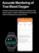 Relógio Smartwatch LIGE com Chamada Bluetooth, 100+ Modos Esportivos, Controle de Música e IP67 à Prova d’Água para Android e iOS