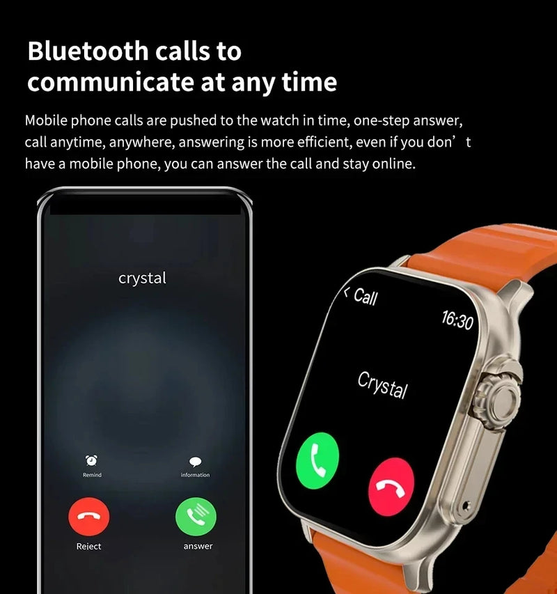 Smartwatch LAXASFIT T900 Ultra Android/iOS Unissex