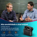 Microfone de Lapela Sem Fio Ulanzi J12 – Plug & Play, Mini, Ideal para Gravação de Áudio/Vídeo e Transmissão ao Vivo