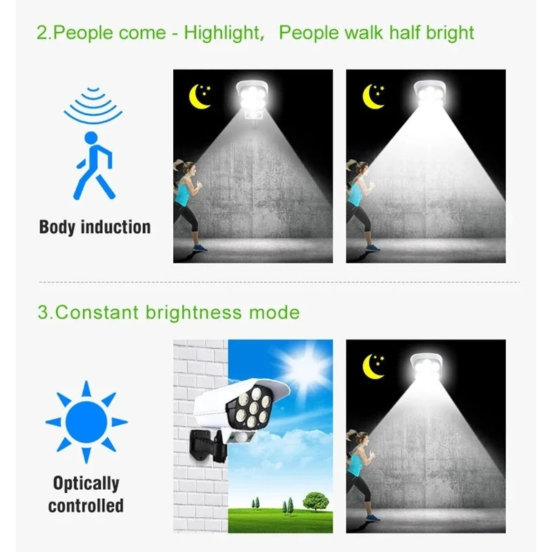 Luminaria Solar Parede 77 Leds Onistek On-lu077