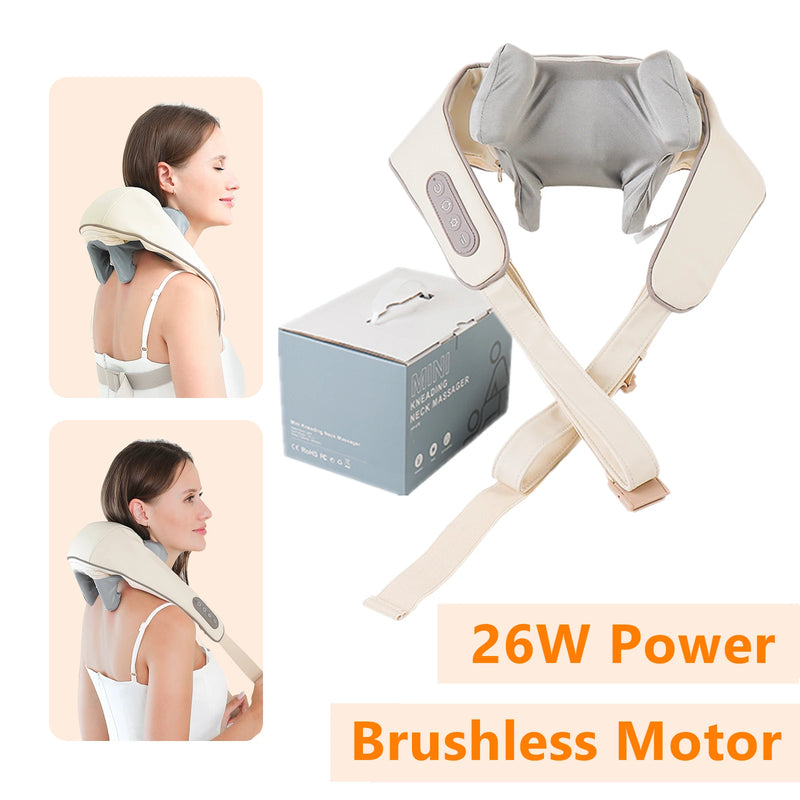 Massageador Elétrico Muscular – Para Pescoço, Costas e Corpo, Alívio de Tensões e Relaxamento Completo