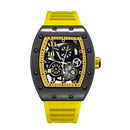 Relógio Masculino Luxo YIKAZE – Quartzo com Visual Esportivo e Fashion