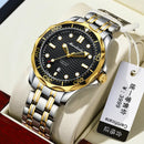 Relógio Masculino Mairuíge Quartz Aço Inoxidável Vidro de Safira