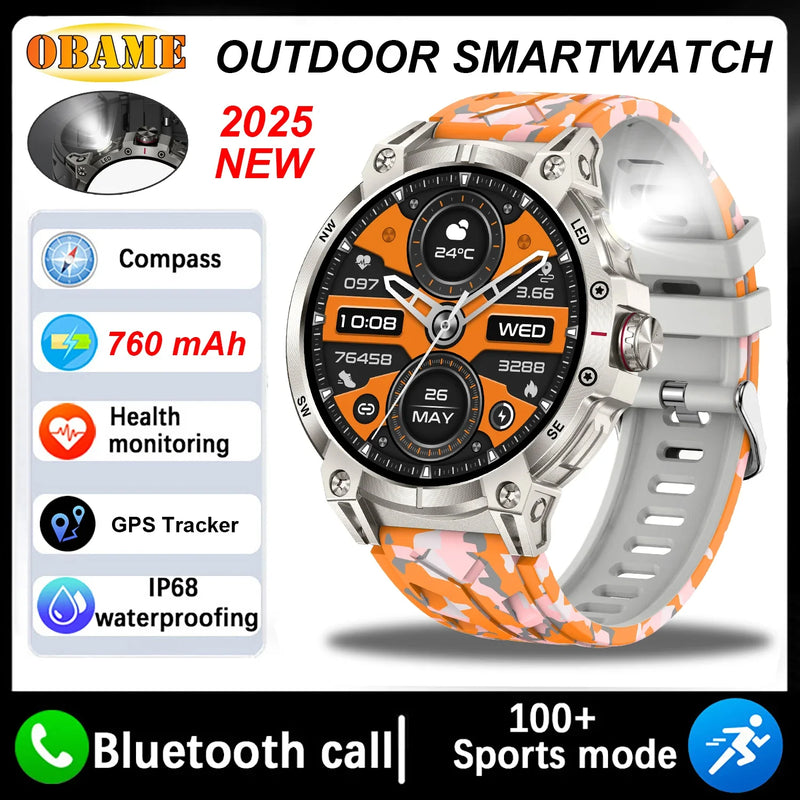Smartwatch Xiaomi Masculino 1.85" – Bateria 760mAh, GPS, Bússola, Chamada Bluetooth, Tela HD, IP68 à Prova d'Água