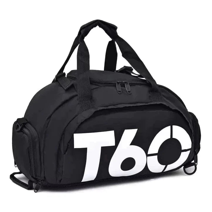 Bolsa de Viagem T60 para Academia – Mochila Fitness Unissex à Prova d'Água, Espaçosa e Resistente