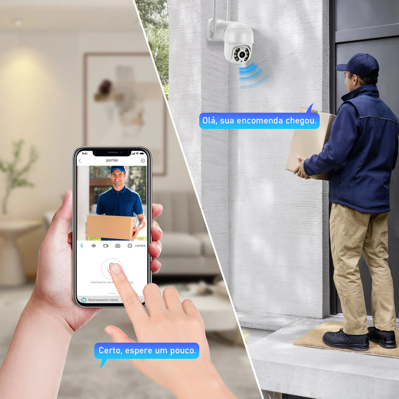 Câmera Icsee 1080P Full HD A8 Wifi