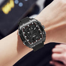 Relógio Masculino Esportivo 8116 Digital Retangular à Prova d’Água 50M com Duplo Horário