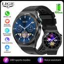 Relógio Smartwatch LIGE com Chamada Bluetooth, 100+ Modos Esportivos, Controle de Música e IP67 à Prova d’Água para Android e iOS