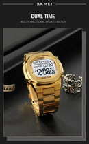 Relógio Esportivo Masculino SKMEI Digital Multifuncional à Prova d’Água com Alarme e Cronômetro