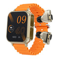 Smartwatch Esportivo 2 em 1 com Fones TWS – Chamada Bluetooth, Monitor Cardíaco, Pedômetro e Reprodução de Música