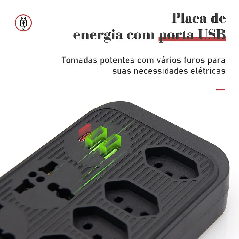 Cabo de Extensão de Filtro linha Multitoque USB Tipo C