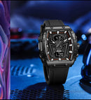 Relógio Masculino Esportivo 8116 Digital Retangular à Prova d’Água 50M com Duplo Horário