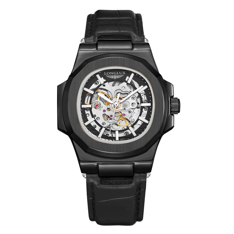 LONGLUX 8057P Relógio Masculino Automático LUXO