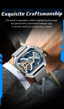 Relógio POEDAGAR E106 Quartz Digital Masculino 45mm Aço Inoxidável Vidro de SAFIRA