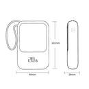 Carregador Portátil 10000mah De Carregamento Rápido 20W Power Bank Com Saída Universal 3 Cabos