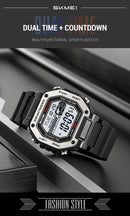 Relógio Digital SKMEI Esportivo Militar à Prova d'Água com Alarme e Cronômetro