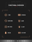 Relógio Esportivo Masculino SKMEI Digital Multifuncional à Prova d’Água com Alarme e Cronômetro