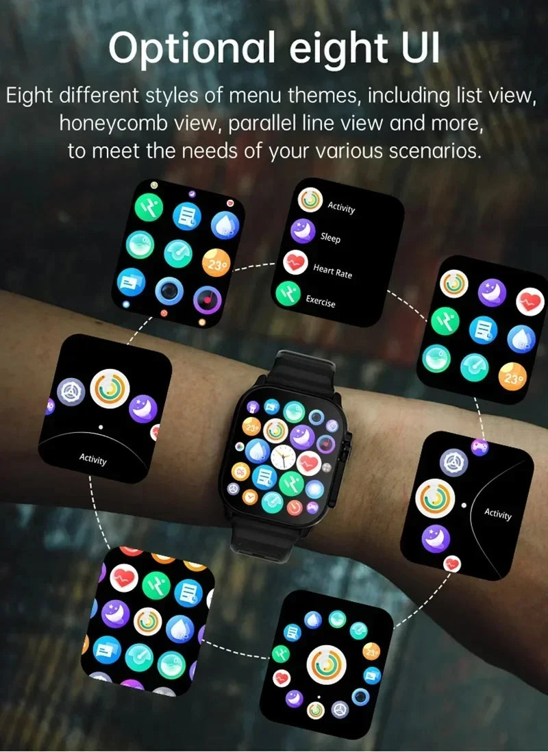 Smartwatch LAXASFIT T900 Ultra Android/iOS Unissex
